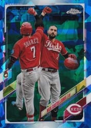 2021 Topps Chrome Sapphire Edition Base Set Nick Castellanos #365 card