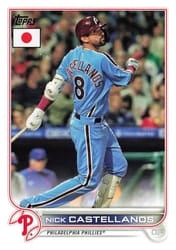 2022 Topps Japan Edition Base Set Nick Castellanos #196 card