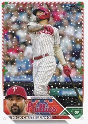 2023 Topps Holiday Base Set Nick Castellanos #H55 card