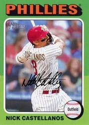 2024 Topps Heritage Base Set Nick Castellanos #270 card