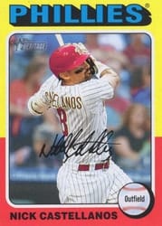 2024 Topps Heritage Base Set Nick Castellanos #270b card
