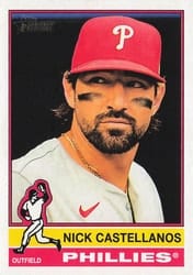 2025 Topps Heritage Base Set Nick Castellanos #315 card