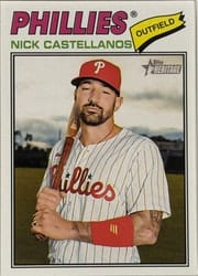 2026 Topps Heritage Base Set Nick Castellanos #363 card