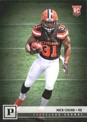 2018 Panini Base Set Nick Chubb #316 card