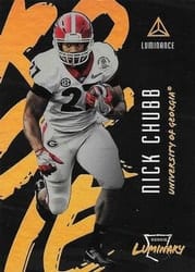 2018 Panini Luminance Luminary Nick Chubb #16 card