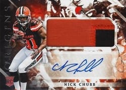 2018 Panini Origins Base Set Nick Chubb #130 card