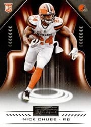 2018 Panini Playbook Base Set Nick Chubb #119 card