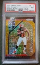 2018 Panini Prizm Rookie Introduction Nick Chubb #RI-13 card