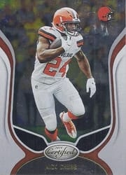 2019 Panini Certified Base Set Nick Chubb #18 card