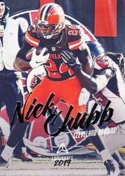 2019 Panini Luminance Base Set Nick Chubb #28 card