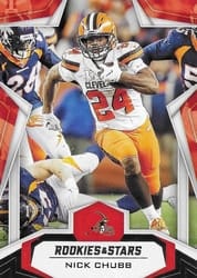 2019 Panini Rookies & Stars Base Set Nick Chubb #71 card