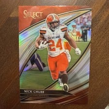 2019 Panini Select Nick Chubb #210 card