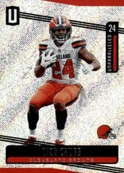 2019 Panini Unparalleled Base Set Nick Chubb #46 card