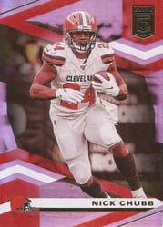 2020 Donruss Elite Base Set Nick Chubb #25 card