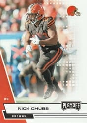 2020 Panini Playoff Base Set Nick Chubb #41 card