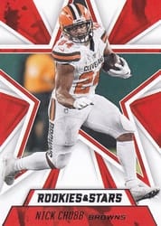 2020 Panini Rookies & Stars Base Set Nick Chubb #18 card