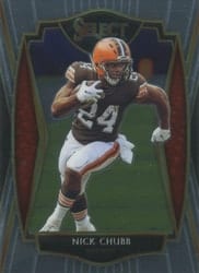 2020 Panini Select Base Set Nick Chubb #125 card