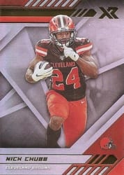 2020 Panini XR Base Set Nick Chubb #62 card