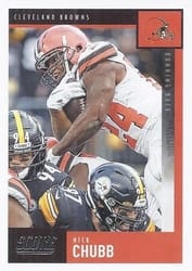 2020 Score Base Set Nick Chubb #66 card