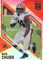 2021 Donruss Elite Base Set Nick Chubb #72 card
