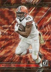 2021 Donruss Power Formulas Nick Chubb #PF5 card