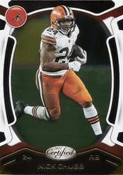 2021 Panini Certified Base Set Nick Chubb #21 card