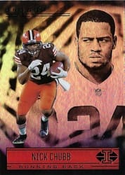 2021 Panini Illusions Base Set Nick Chubb #43 card