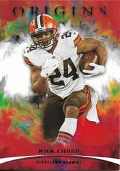 2021 Panini Origins Base Set Nick Chubb #23 card