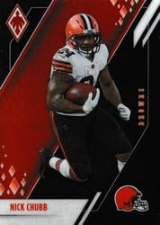 2021 Panini Phoenix Base Set Nick Chubb #27 card