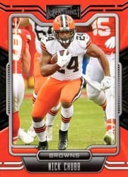 2021 Panini Playbook Base Set Nick Chubb #21 card