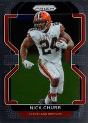 2021 Panini Prizm Base Set Nick Chubb #264 card