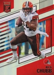 2022 Donruss Elite Base Set Nick Chubb #18 card