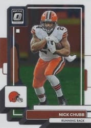 2022 Donruss Optic Base Set Nick Chubb #46 card
