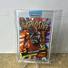 2022 Panini Absolute Explosive Nick Chubb #E19 card