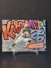 2022 Panini Absolute Kaboom Horizontal Nick Chubb #KH5 card