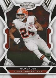 2022 Panini Certified Base Set Nick Chubb #23 card