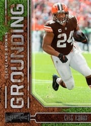2022 Panini Playbook Grounding Nick Chubb #G-12 card