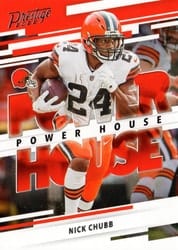 2022 Panini Prestige Power House Nick Chubb #PH-12 card