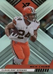 2022 Panini XR Base Set Nick Chubb #22 card
