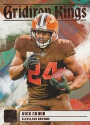 2023 Donruss Gridiron Kings Nick Chubb #GK-5 card