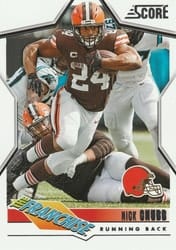 2023 Score The Franchise Nick Chubb #8 card