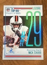 2024 Score Top 100 Nick Chubb #29 card