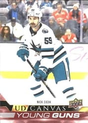 2022-23 Upper Deck UD Canvas Nick Cicek #C367 card