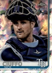 2019 Topps Chrome Sapphire Edition Base Set Nick Ciuffo #457 card