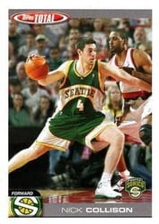 2004-05 Topps Total Base Set Nick Collison #50 card