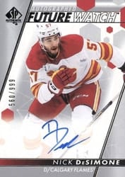 2022-23 SP Authentic Base Set Nick DeSimone #194 card