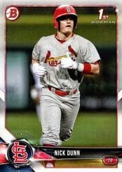 2018 Bowman Draft Base Set Nick Dunn #BD-149 card