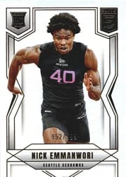 2025 Donruss Elite Base Set Nick Emmanwori #199 card
