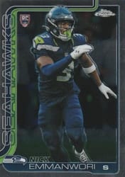 2025 Topps Chrome Base Set Nick Emmanwori #348 card