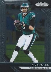 2018 Panini Prizm Base Set Nick Foles #39 card